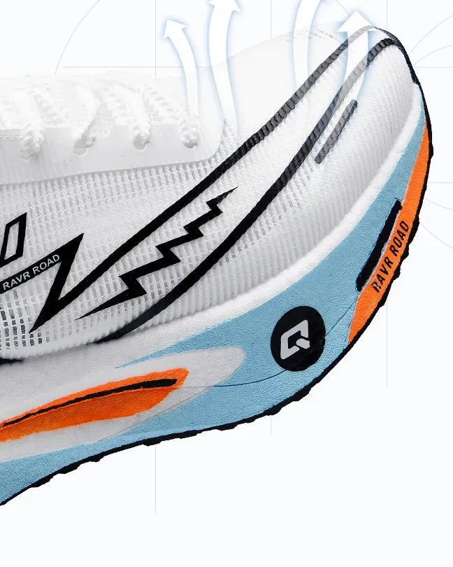 Close-up of the PR 3.0 jacquard mesh upper