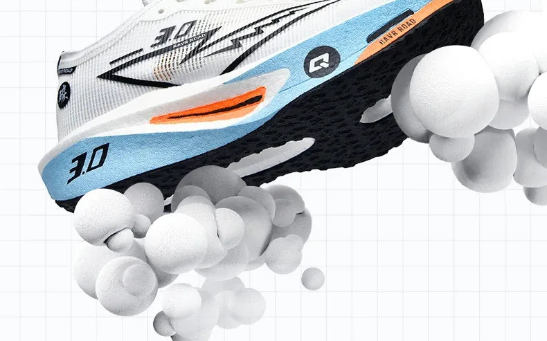 PR 3.0 midsole with popcorn foam beads